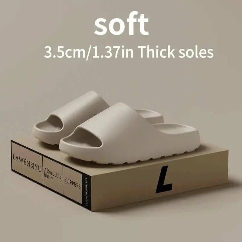Coconut Slippers Feel like Stepping on Shit Thick - soled Sandals Summer New Non - slip Wearing Sandals - AMIR BAGS INDIA PRIVATE LIMITED