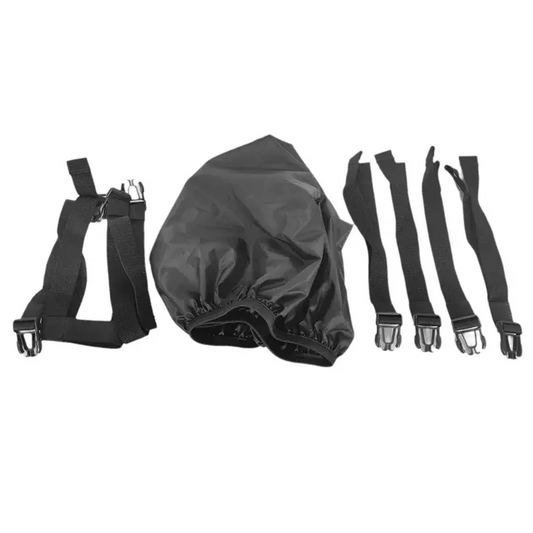 Compact Durable Motorcycle Back Seat Storage Bag, 30L Helmet - Luggage Expandable Backpack For Travel - AMIR BAGS INDIA PRIVATE LIMITED