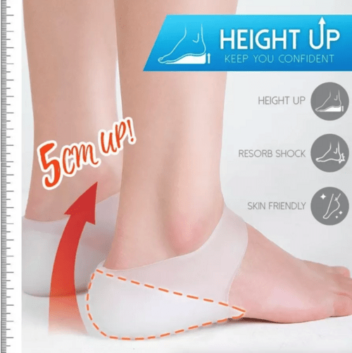 Concealed Footbed Enhancers Invisible Height Increase Silicone Insoles - AMIR BAGS INDIA PRIVATE LIMITED