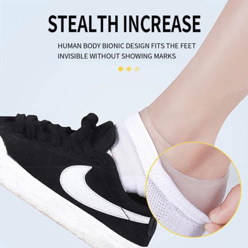 Concealed Footbed Enhancers Invisible Height Increase Silicone Insoles - AMIR BAGS INDIA PRIVATE LIMITED