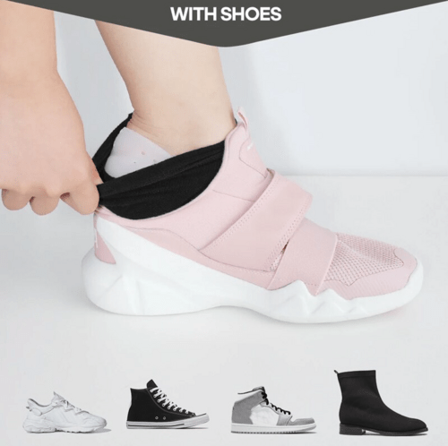 Concealed Footbed Enhancers Invisible Height Increase Silicone Insoles - AMIR BAGS INDIA PRIVATE LIMITED