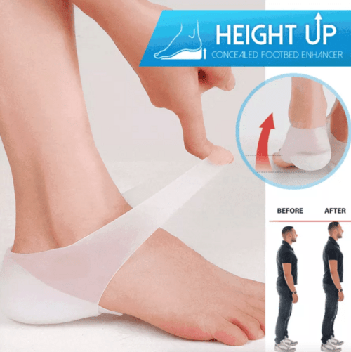 Concealed Footbed Enhancers Invisible Height Increase Silicone Insoles - AMIR BAGS INDIA PRIVATE LIMITED
