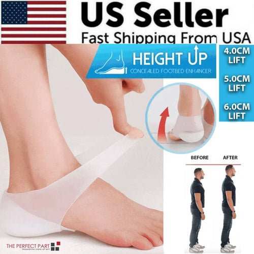 Concealed Footbed Enhancers Invisible Height Increase Silicone Insoles - AMIR BAGS INDIA PRIVATE LIMITED