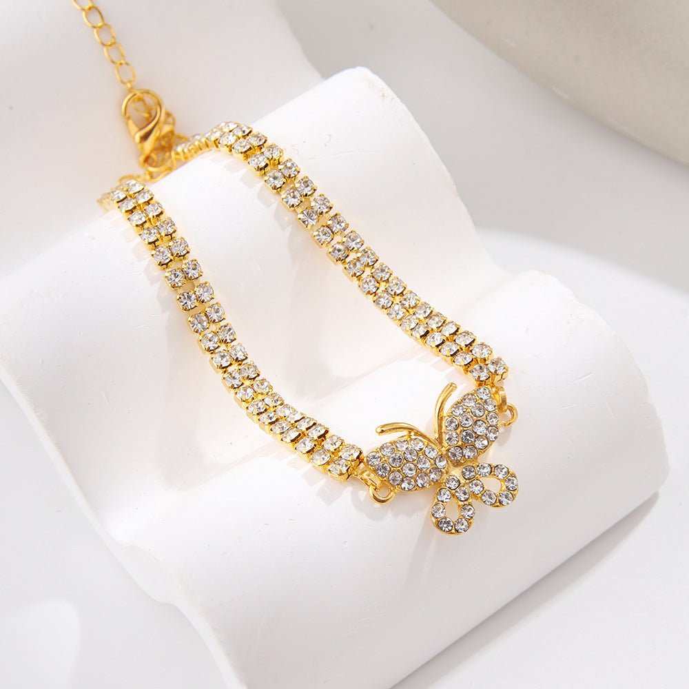 Creative Butterfly Anklet Beach Ornament Women - AMIR BAGS INDIA PRIVATE LIMITED