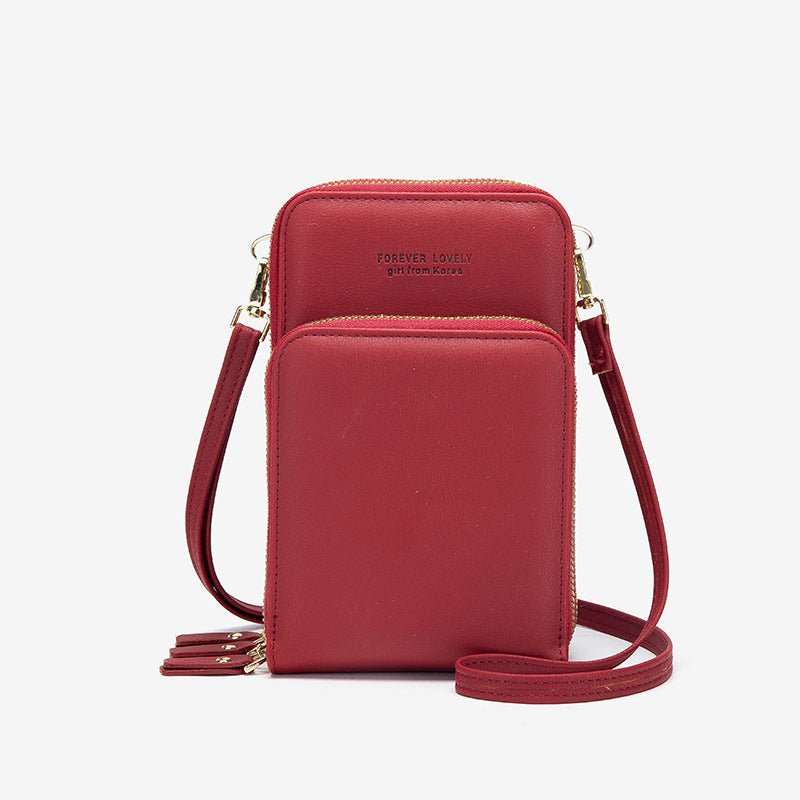 Crossbody Bag Women Tri - fold Pockets Phone Bags - AMIR BAGS INDIA PRIVATE LIMITED