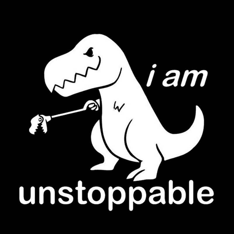 Cute Cartoon Dinosaur Car Car Sticker - AMIR BAGS INDIA PRIVATE LIMITED
