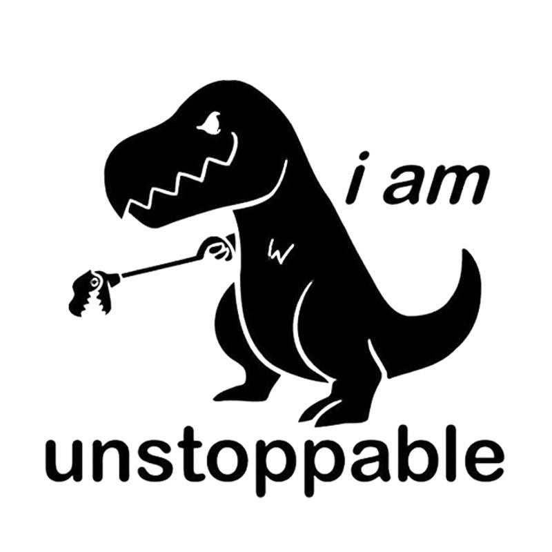 Cute Cartoon Dinosaur Car Car Sticker - AMIR BAGS INDIA PRIVATE LIMITED