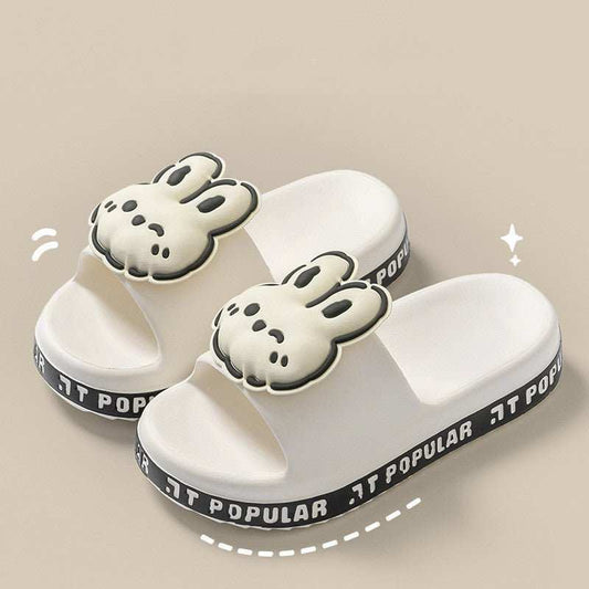 Cute Rabbit Slippers For Women Summer Fashion Letter Garden Shoes Indoor Anti - Slip Floor Bathroom Bathing Home Slipper - AMIR BAGS INDIA PRIVATE LIMITED