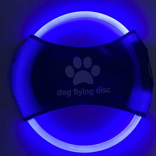 Dog Flying Discs Light Glowing LED LuminousTrainning Interactive Toys Game Flying Discs Dog Toy Pet Dog Accessories Pet Products - AMIR BAGS INDIA PRIVATE LIMITED