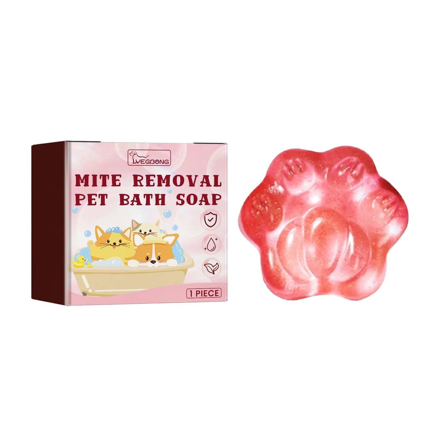 Dogs And Cats Hair Supple Care Anti - mite Cleaning Soap Pet Products - AMIR BAGS INDIA PRIVATE LIMITED