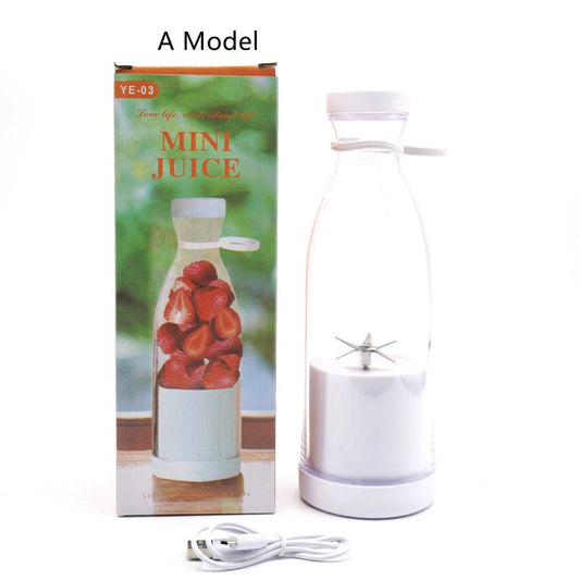 Electric USB Wine Bottle Juicer Cup 6 - leaf Cutter Head Household - AMIR BAGS INDIA PRIVATE LIMITED