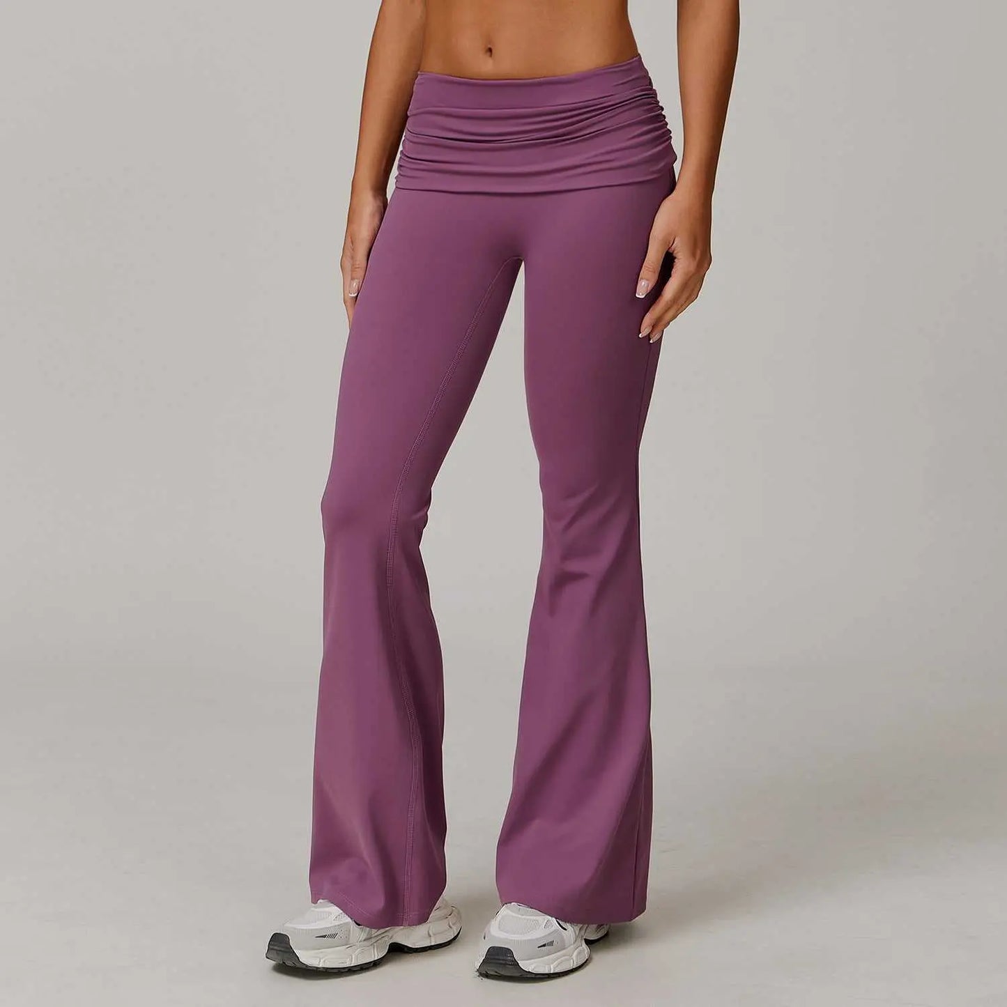 European And American Quick - dry Hip Raise Yoga Pants Nude Feel Casual Wide Leg - AMIR BAGS INDIA PRIVATE LIMITED