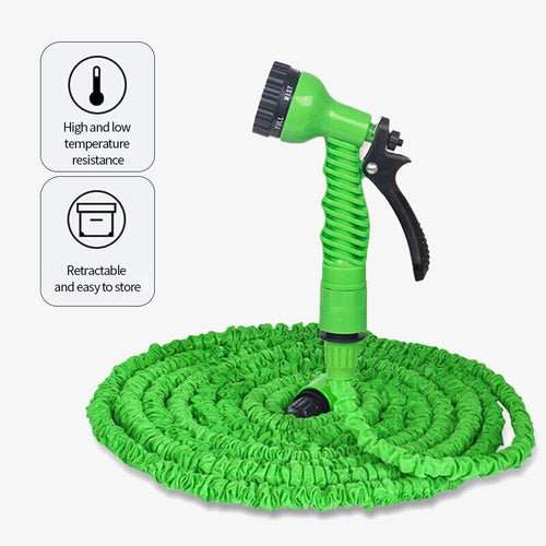 Expanding Expandable Flexible Garden Water Hose w Spray Nozzle 25, 50, - AMIR BAGS INDIA PRIVATE LIMITED