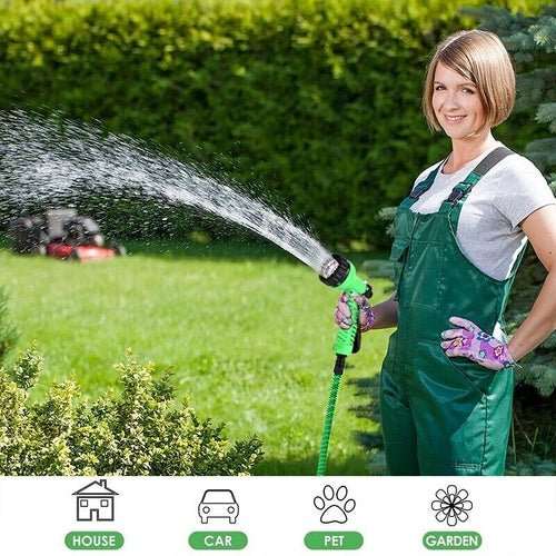 Expanding Expandable Flexible Garden Water Hose w Spray Nozzle 25, 50, - AMIR BAGS INDIA PRIVATE LIMITED