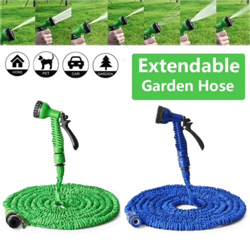 Expanding Expandable Flexible Garden Water Hose w Spray Nozzle 25, 50, - AMIR BAGS INDIA PRIVATE LIMITED