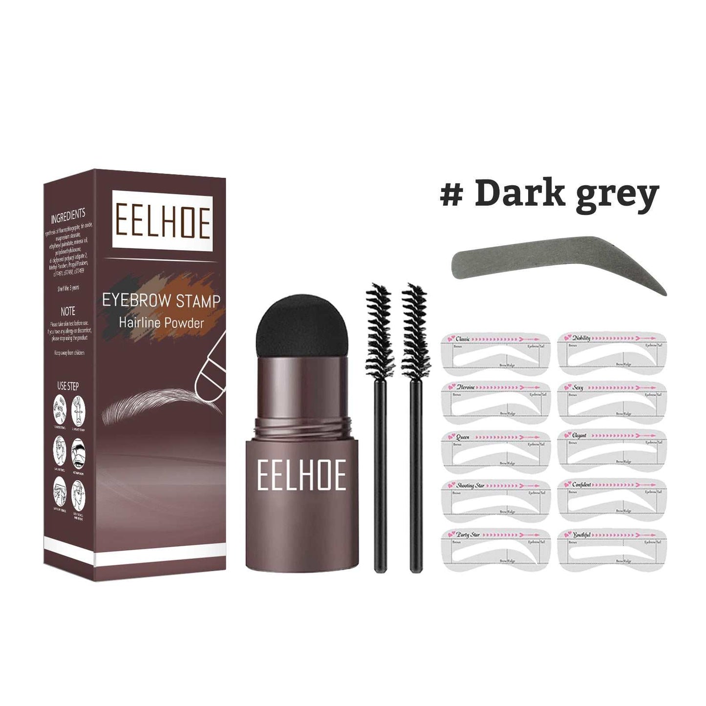 Eyebrow Stencil Set Makeup Eyebrow Powder - AMIR BAGS INDIA PRIVATE LIMITED