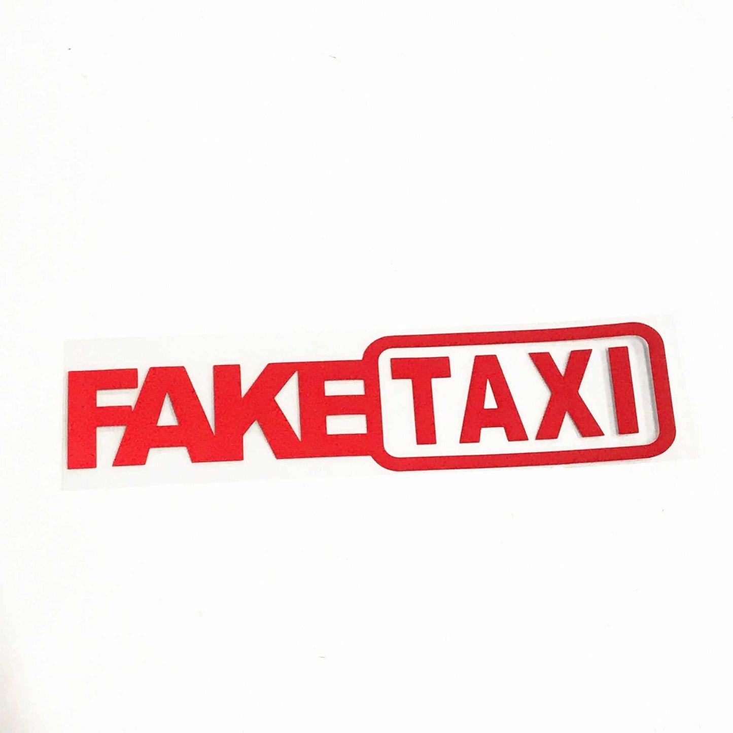Fake Taxi Drifting Sign Funny Car Sticker - AMIR BAGS INDIA PRIVATE LIMITED