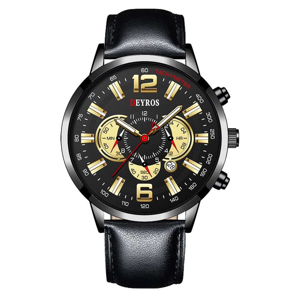Fake Three Eye Luminous Sports Watch - AMIR BAGS INDIA PRIVATE LIMITED