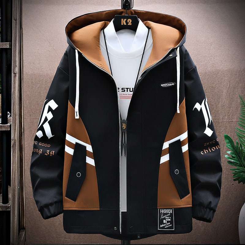 Fall Jacket Trousers Men Leisure Set - AMIR BAGS INDIA PRIVATE LIMITED