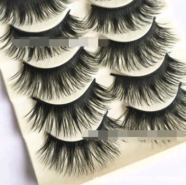 False eyelashes, thick cross section, five pairs of eyelashes - AMIR BAGS INDIA PRIVATE LIMITED