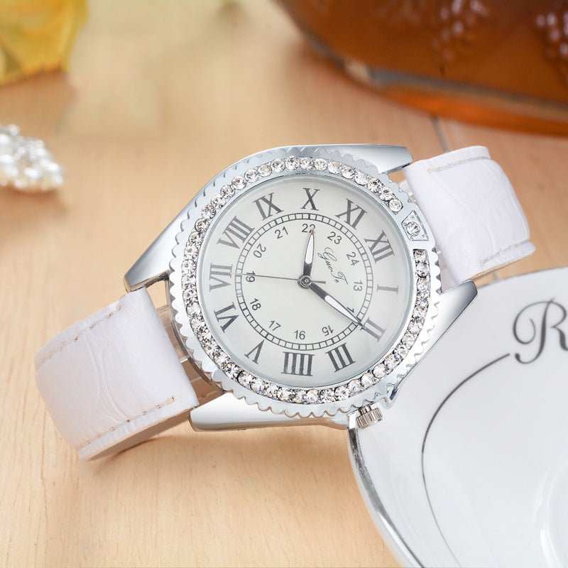 Fashion Belt Roman Scale Gear Watch For Women - AMIR BAGS INDIA PRIVATE LIMITED