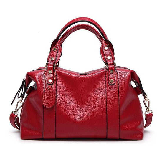 Fashion Boston Shoulder Bag Women's Handbags Retro Rivet Design Personalized Crossbody Bags - AMIR BAGS INDIA PRIVATE LIMITED