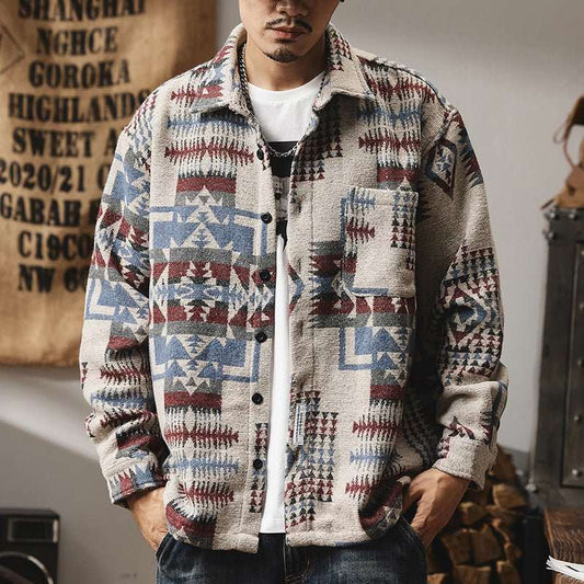 Fashion Brand American Shirt MenProduct information:Pattern: geometric pattern Color: blue, green Size: M,L,XL,2XL,3XL,4XL Version: Loose Thickness: ordinary Sleeve length: long sleeveSize InformatDropshipmanAMIR BAGS INDIA PRIVATE LIMITEDnull