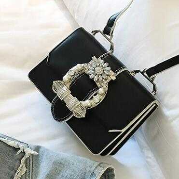 Fashion Designer Famous Bags For Women Designer Diamond Lock Bags Quality PU Leather Women Handbags Elegant Lady Shoulder Bags - AMIR BAGS INDIA PRIVATE LIMITED