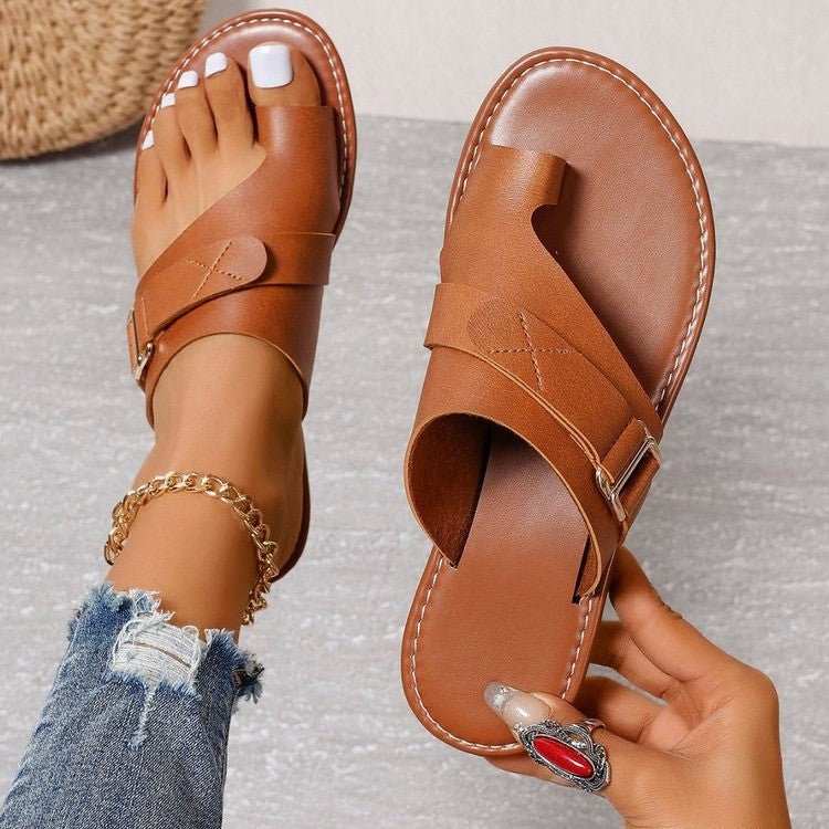 Fashion Flat Heel Leisure Women's Slippers - AMIR BAGS INDIA PRIVATE LIMITED