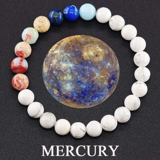 Fashion Jewelry Couples Bracelets Matte 10 Mm Stone Beads Bracelet Men Universe Energy Bangle Vintage Minimalist Elastic Jewelry Women - AMIR BAGS INDIA PRIVATE LIMITED
