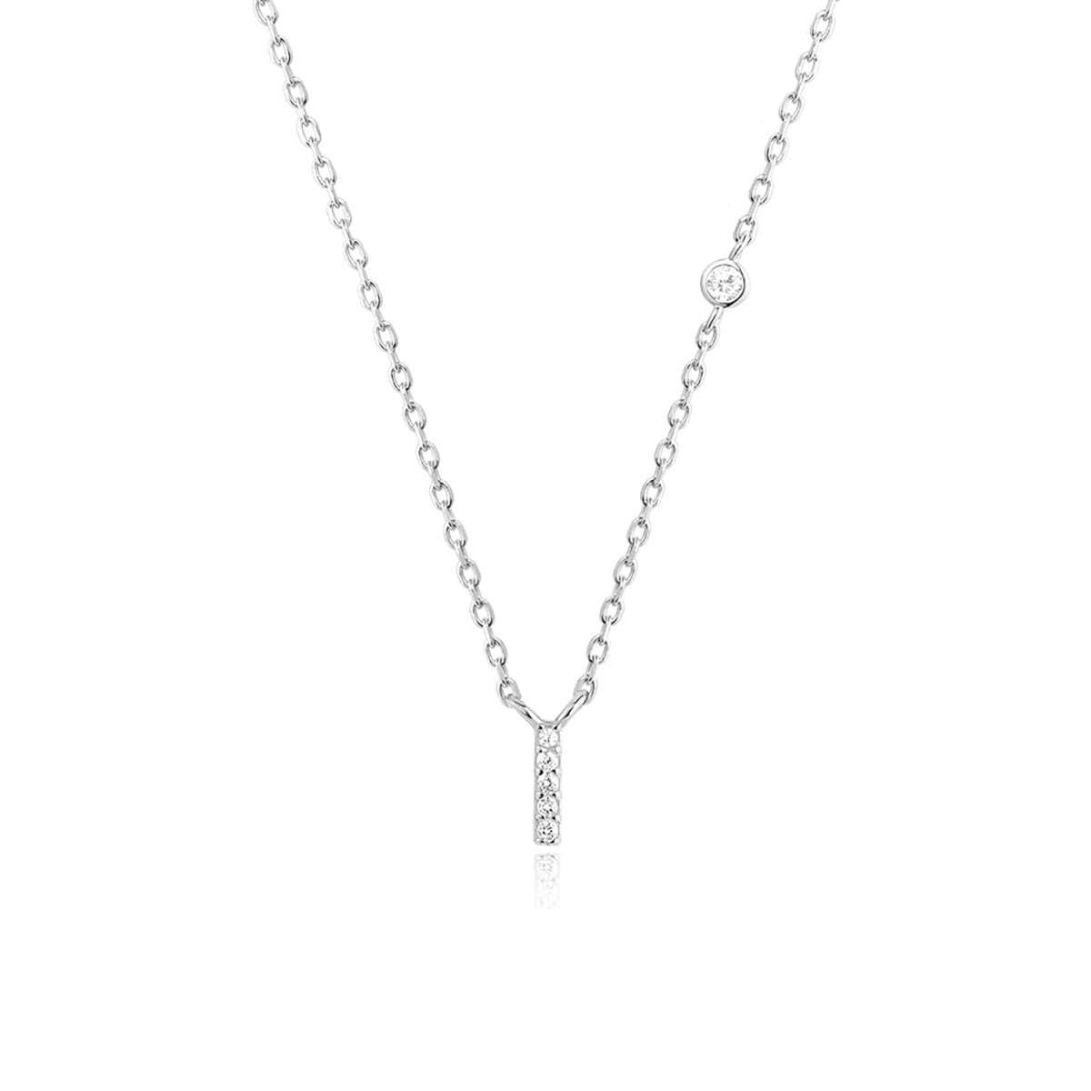 Fashion Jewelry Luxury Gold Color A - Z 26 Letters Necklace CZ Pendant For Women Cute Initials Name Necklace Fashion Party Wedding Jewelry Gift - AMIR BAGS INDIA PRIVATE LIMITED