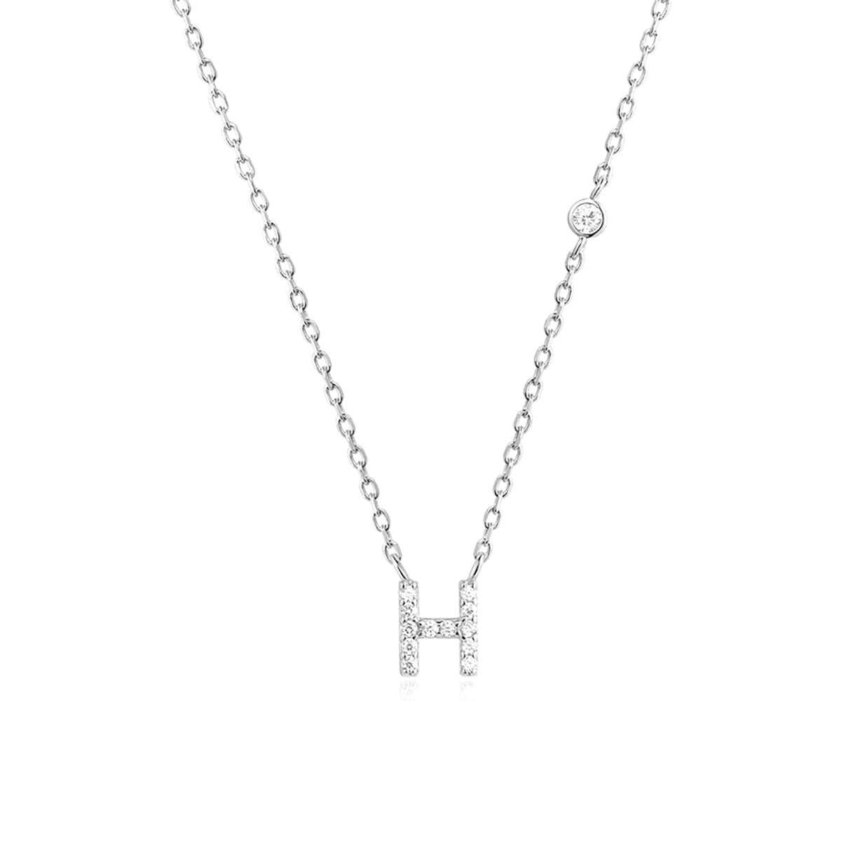 Fashion Jewelry Luxury Gold Color A - Z 26 Letters Necklace CZ Pendant For Women Cute Initials Name Necklace Fashion Party Wedding Jewelry Gift - AMIR BAGS INDIA PRIVATE LIMITED