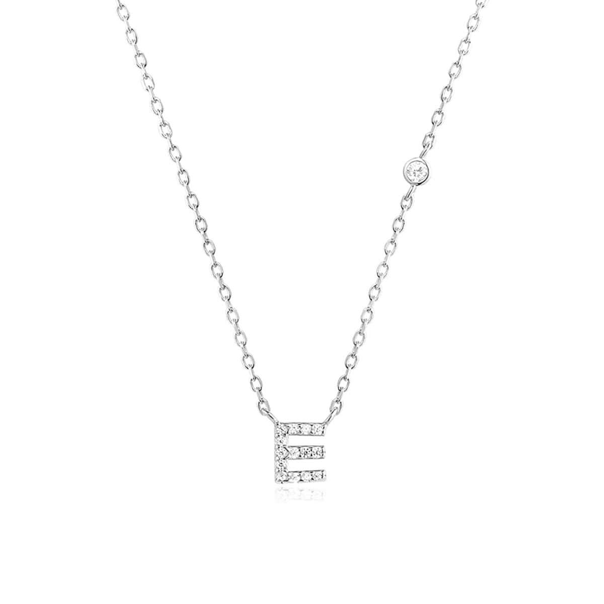 Fashion Jewelry Luxury Gold Color A - Z 26 Letters Necklace CZ Pendant For Women Cute Initials Name Necklace Fashion Party Wedding Jewelry Gift - AMIR BAGS INDIA PRIVATE LIMITED