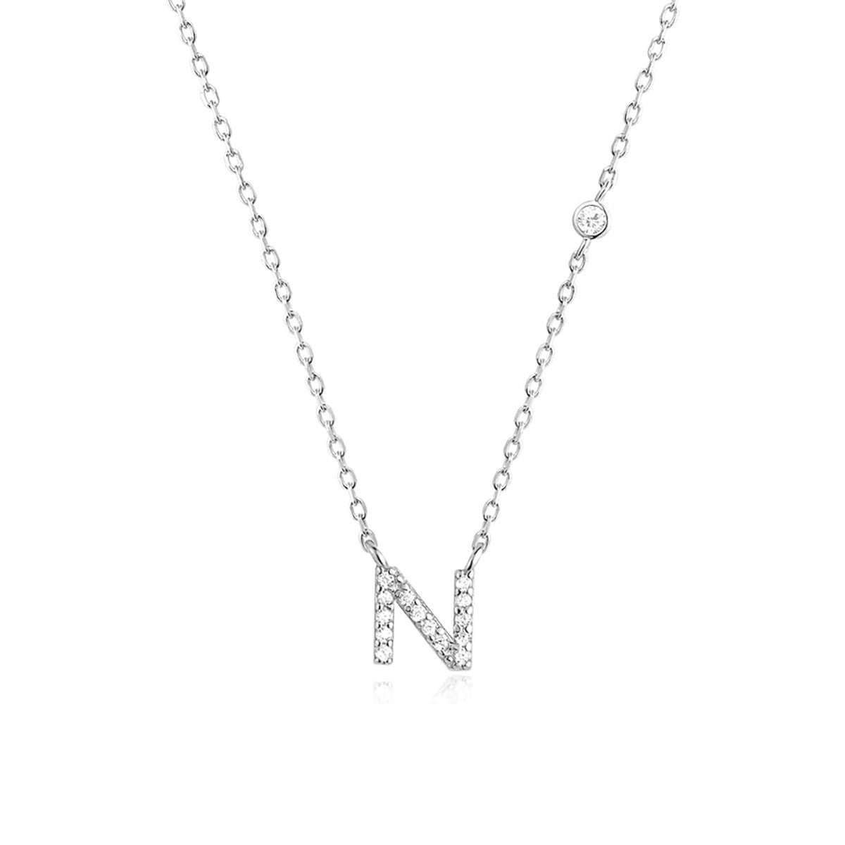 Fashion Jewelry Luxury Gold Color A - Z 26 Letters Necklace CZ Pendant For Women Cute Initials Name Necklace Fashion Party Wedding Jewelry Gift - AMIR BAGS INDIA PRIVATE LIMITED