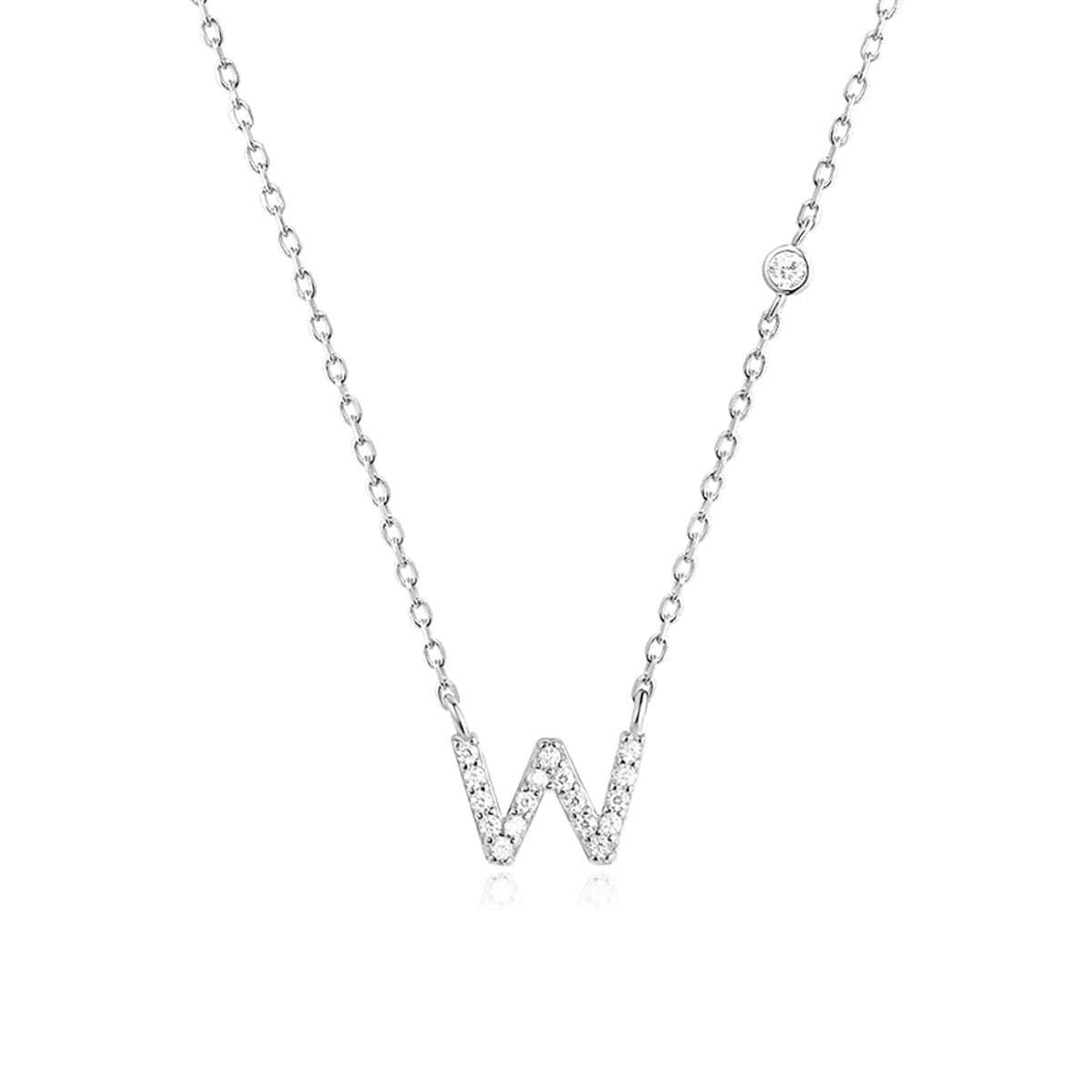 Fashion Jewelry Luxury Gold Color A - Z 26 Letters Necklace CZ Pendant For Women Cute Initials Name Necklace Fashion Party Wedding Jewelry Gift - AMIR BAGS INDIA PRIVATE LIMITED
