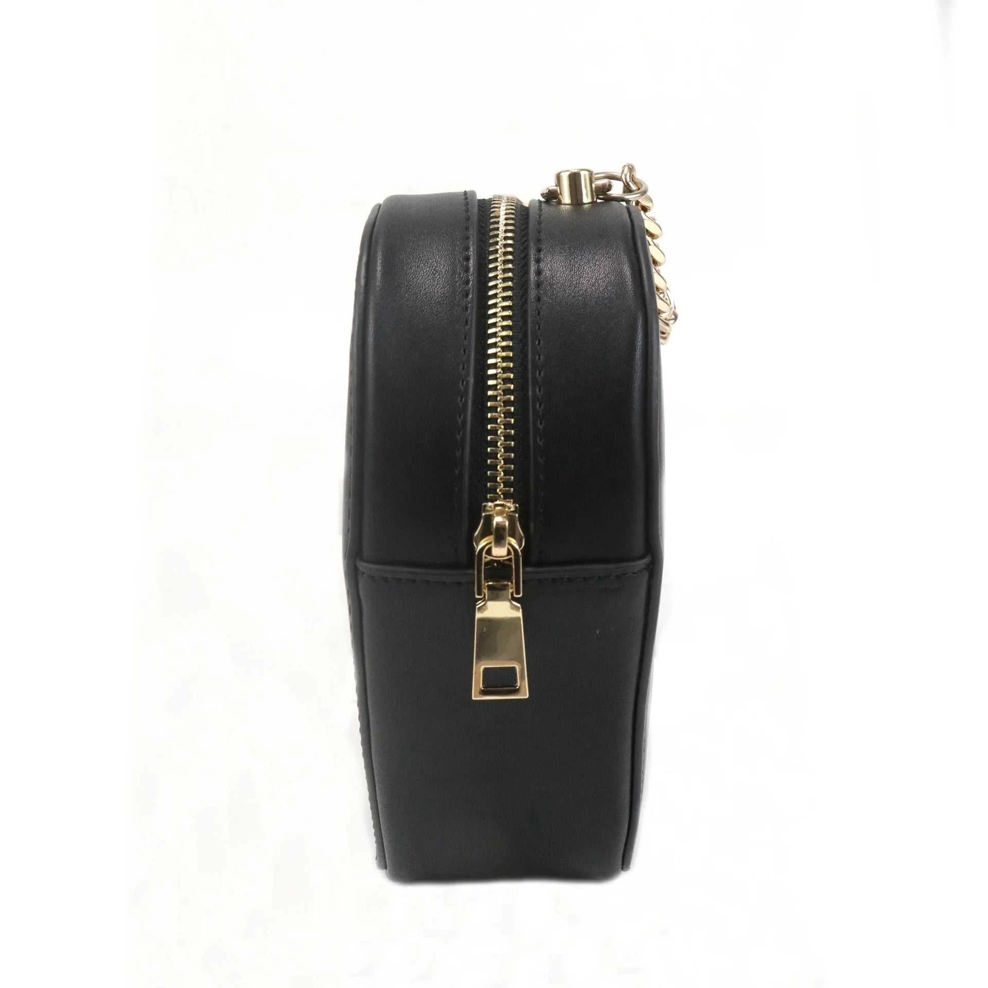 Fashion ladies small messenger bag pink black shoulder bag versatile PU leather messenger bag shopping bag handbag - AMIR BAGS INDIA PRIVATE LIMITED