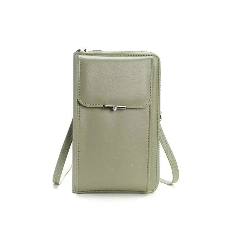 Fashion Large Capacity Mobile Phone Bags Women Small Zipper Crossbody Shoulder Bag Long Wallet - AMIR BAGS INDIA PRIVATE LIMITED
