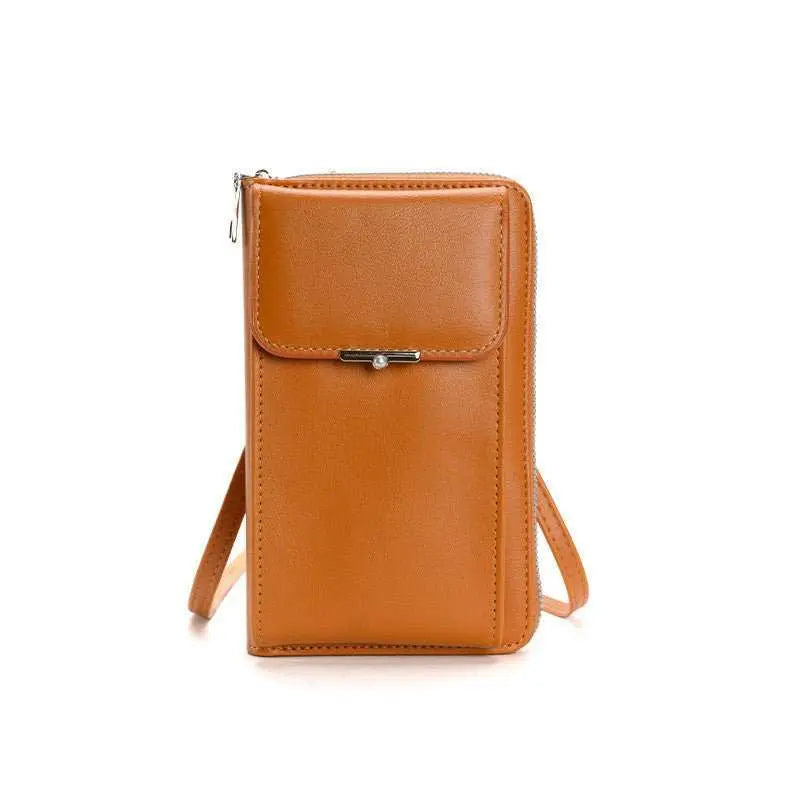 Fashion Large Capacity Mobile Phone Bags Women Small Zipper Crossbody Shoulder Bag Long Wallet - AMIR BAGS INDIA PRIVATE LIMITED
