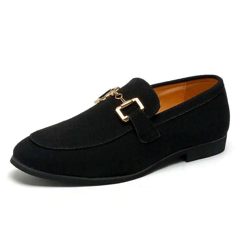 Fashion Personality Suede Leather Shoes Men - AMIR BAGS INDIA PRIVATE LIMITED