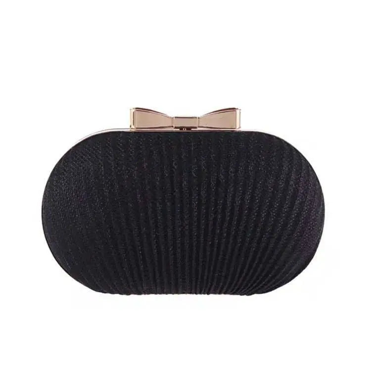 Fashion Pleated Butterfly Goose Egg Dinner Bag - AMIR BAGS INDIA PRIVATE LIMITED