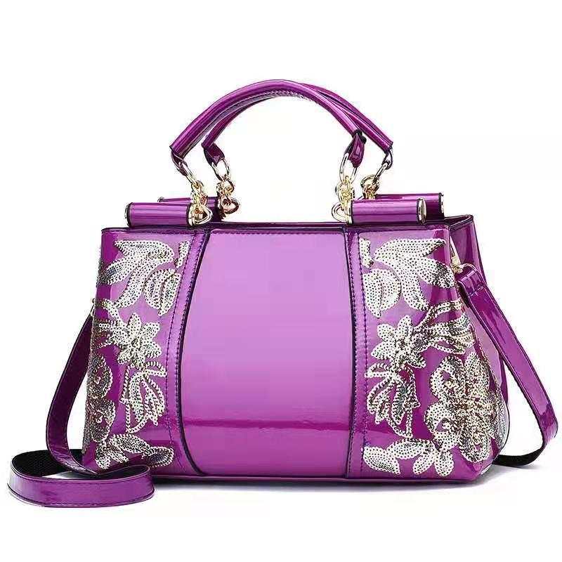 Fashion Sequins Handbags Women Shoulder Bags For Party Wedding Bridal Bag - AMIR BAGS INDIA PRIVATE LIMITED