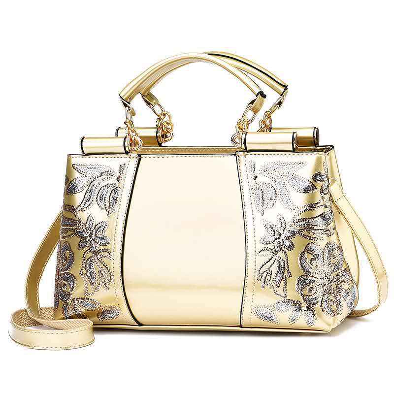 Fashion Sequins Handbags Women Shoulder Bags For Party Wedding Bridal Bag - AMIR BAGS INDIA PRIVATE LIMITED
