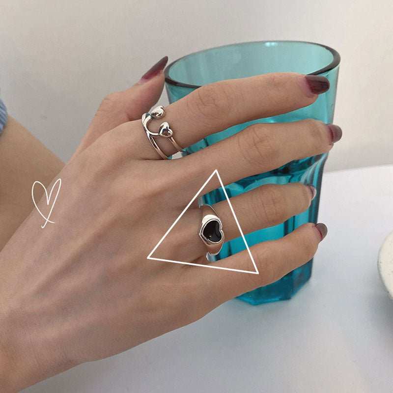 Fashionable Heart Dollar Smiling Face Ring - AMIR BAGS INDIA PRIVATE LIMITED