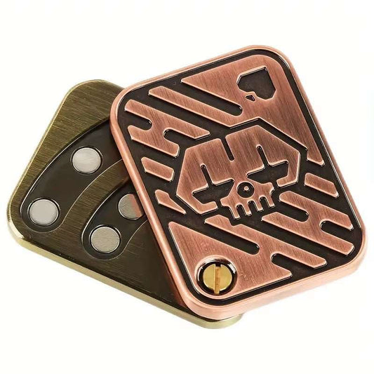 Fidget Spinner AA KK Fingertip Gyro Solution Pressure Reduction Toy Push Poker Push Card EDC Metal Toys Adult Gifts - AMIR BAGS INDIA PRIVATE LIMITED