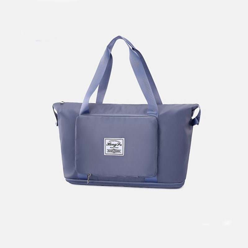 Foldable Storage Travel Bag Waterproof Large Capacity Gym Fitness Bag Weekender Overnight For Women - AMIR BAGS INDIA PRIVATE LIMITED