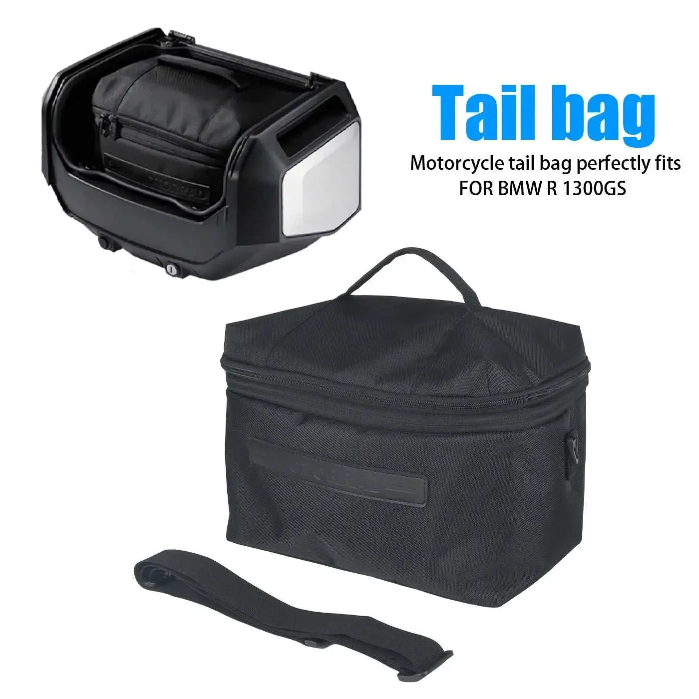 For BMW R1300GS R 1300 GS R1300 GS R 1300GS r1300gs Motorcycle Bag tail bag Luggage bags Black 2023 2024 - AMIR BAGS INDIA PRIVATE LIMITED