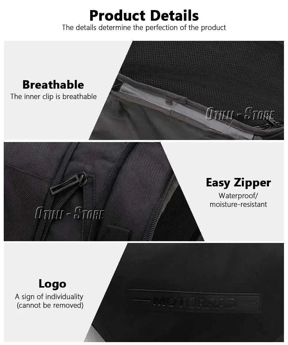 For BMW R1300GS R 1300 GS R1300 GS R 1300GS r1300gs Motorcycle Bag tail bag Luggage bags Black 2023 2024 - AMIR BAGS INDIA PRIVATE LIMITED