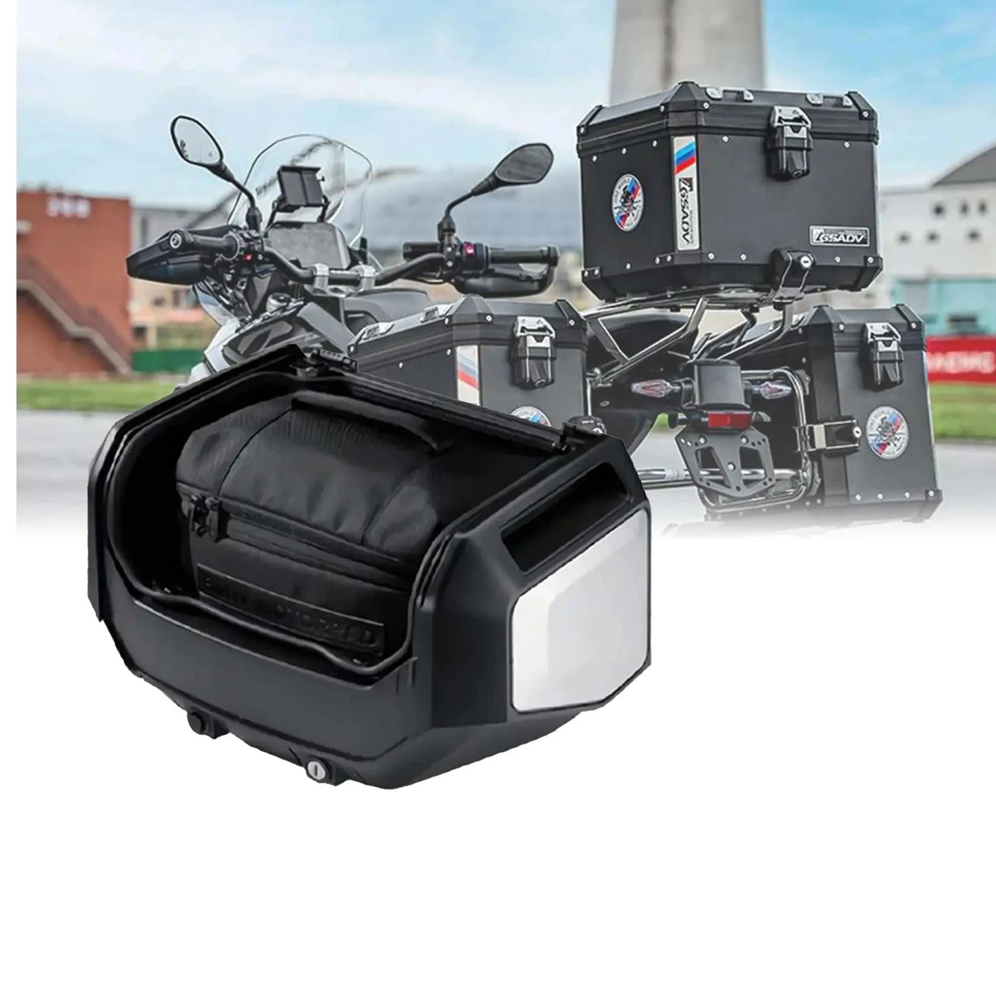 For BMW R1300GS R 1300 GS R1300 GS R 1300GS r1300gs Motorcycle Bag tail bag Luggage bags Black 2023 2024 - AMIR BAGS INDIA PRIVATE LIMITED