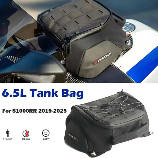 For BMW S1000RR S1000R s1000 rr s1000 r 2019 - 2025 Motorcycle 6.5L Tank Bag Luggage Waterproof Backpack Quick Lock Kit - AMIR BAGS INDIA PRIVATE LIMITED