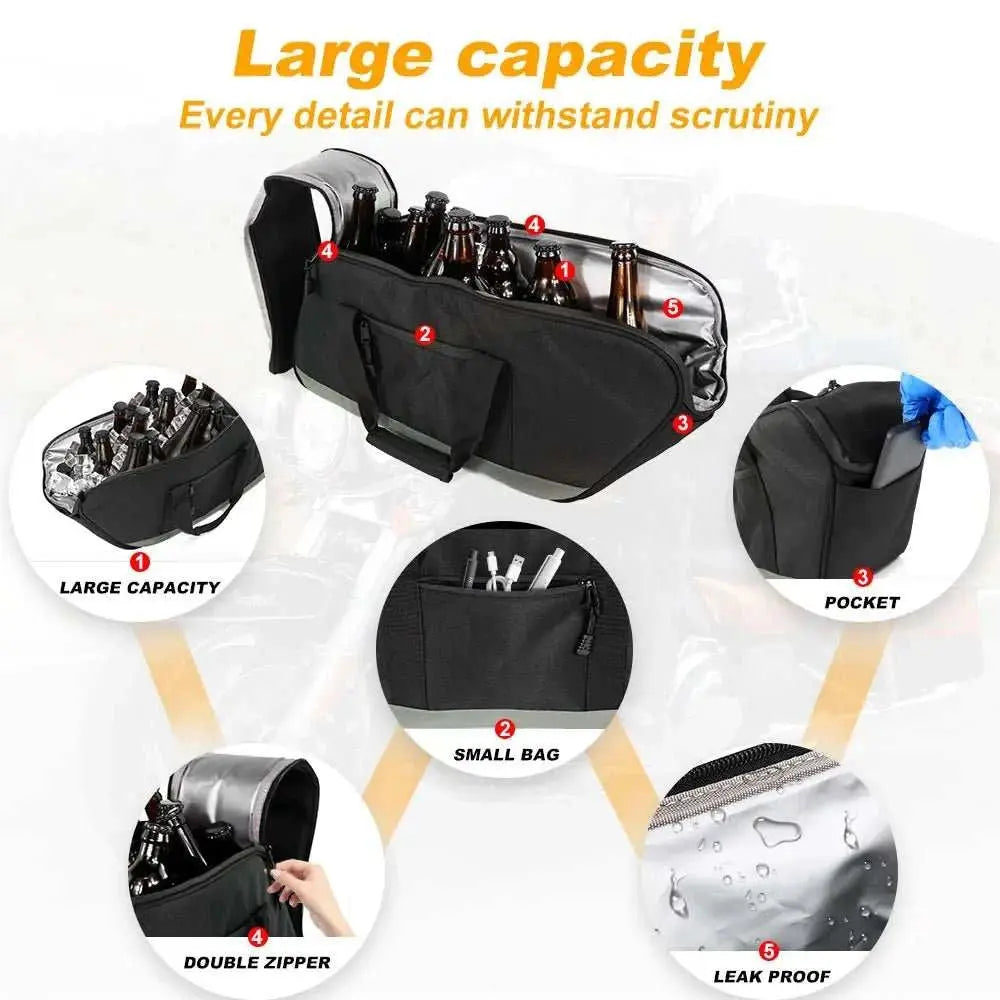For Touring Models Street Glide Road Glide Electra Glide Road King With Hard Saddlebags Motor Saddlebag Cooler Inner Luggage Bag - AMIR BAGS INDIA PRIVATE LIMITED